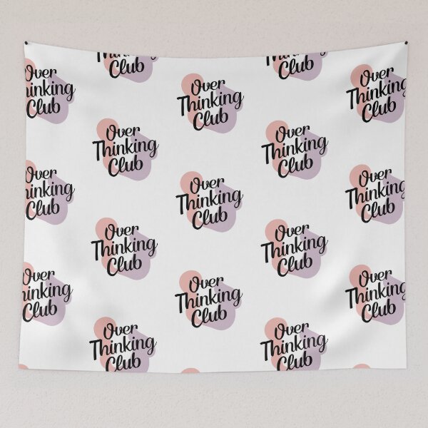 Item preview, Overthinking Club Shirt, Introvert Humor Tee, Mental Health Aesthetic brafdesign designed and sold by Brafdesign.