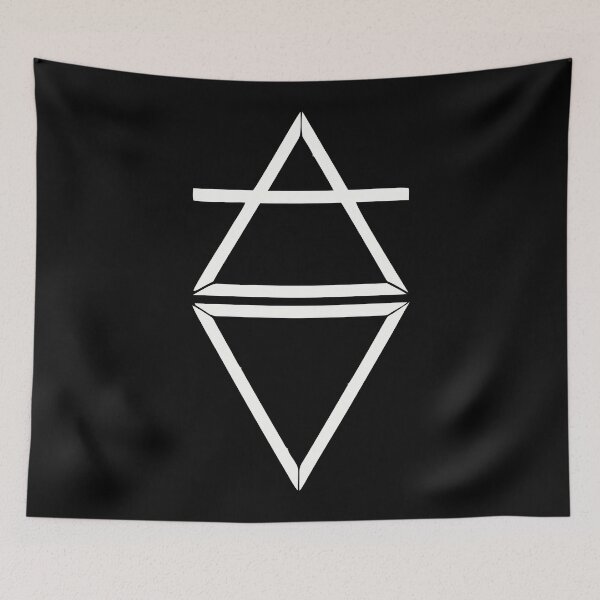 Item preview, White Triangle Pop Symbol designed and sold by nevernyerah.
