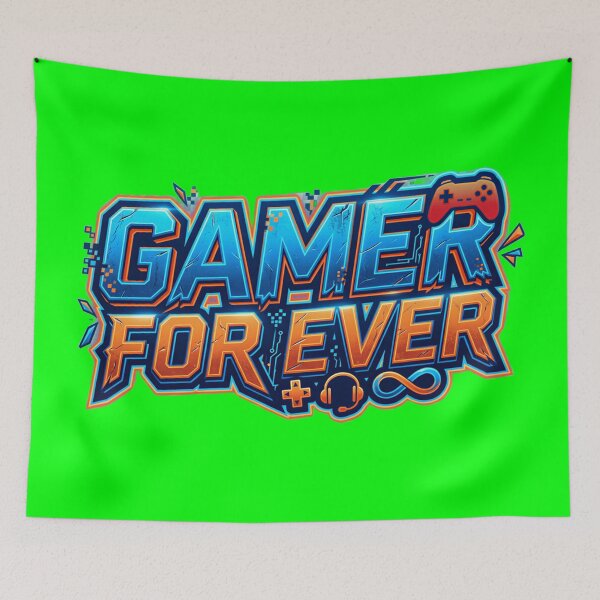 Item preview, GAMER FOR EVER - #00FF00 designed and sold by Marlon Oseguera.