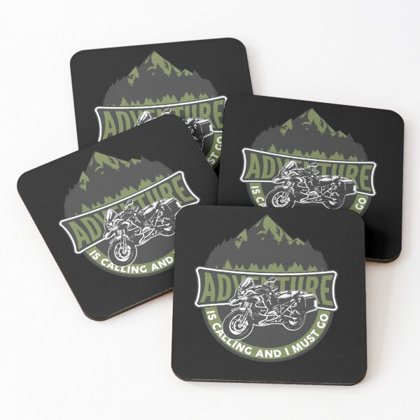 Item preview, Adventure Is Calling Motorcycle Design designed and sold by FroggyBaBoy.