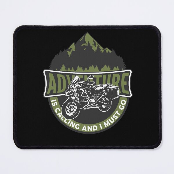 Item preview, Adventure Is Calling Motorcycle Design designed and sold by FroggyBaBoy.
