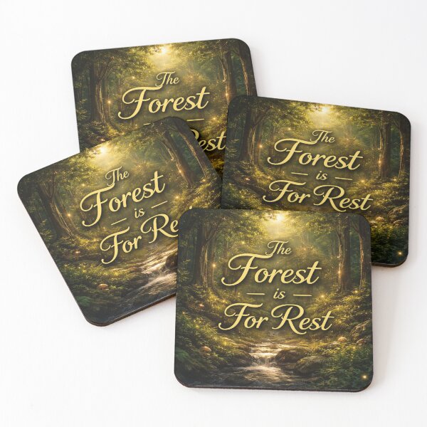 Item preview, The Forest is For Rest – Nature Quote, Wilderness designed and sold by Pristine Origin Arts.