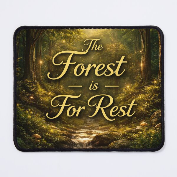 Item preview, The Forest is For Rest – Nature Quote, Wilderness designed and sold by Pristine Origin Arts.