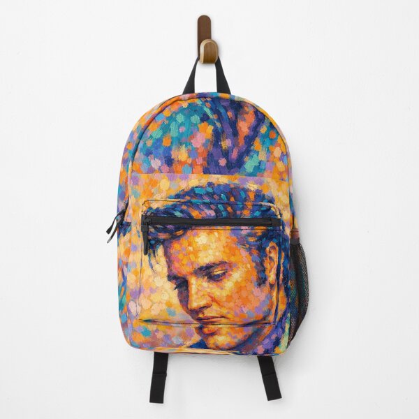 Item preview, Neo-Impressionist abstract painting of Elvis Presley designed and sold by AndreBarnard.