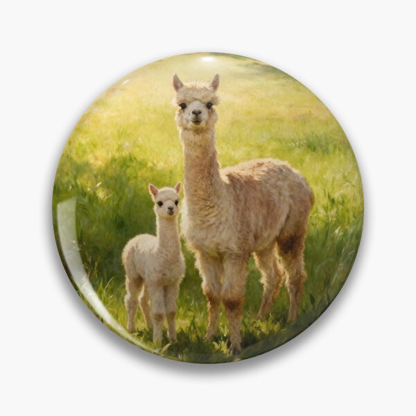 Item preview, Mama Alpaca And Baby On The Farm designed and sold by Glimmersmith.