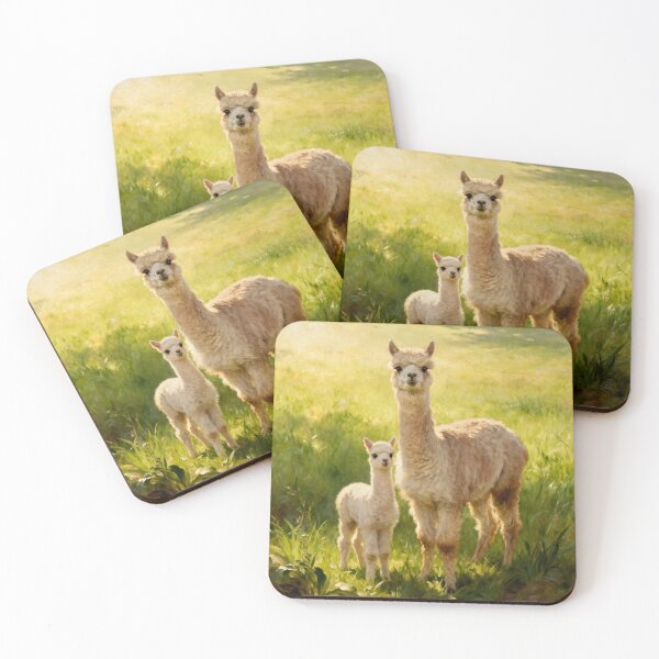 Item preview, Mama Alpaca And Baby On The Farm designed and sold by Glimmersmith.