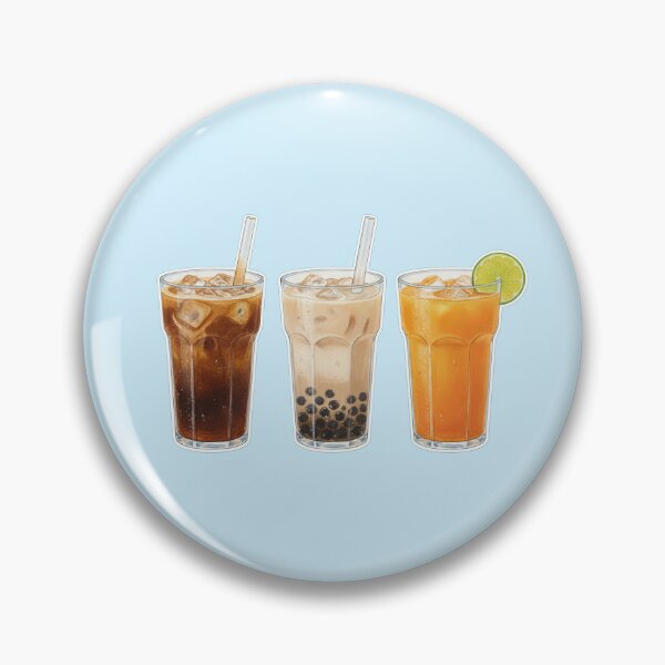 Item preview, Iced Coffee Bubble Tea And Orange Juice designed and sold by BlurBlurDesign.