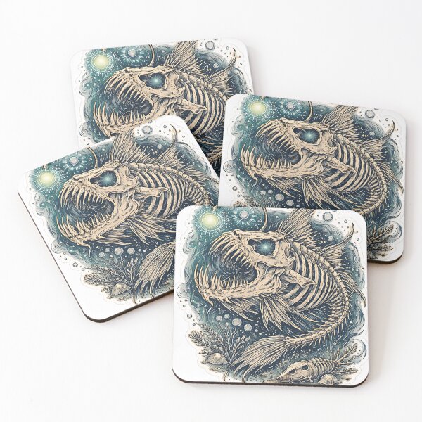 Item preview, “Abyss Bone Hunter” sticker designed and sold by Jaideep Walia.