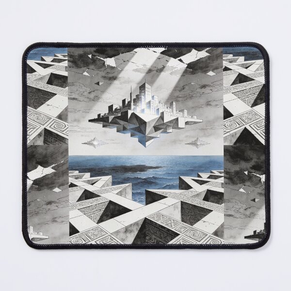 Item preview, Surreal Floating City of Light and Shadows designed and sold by KiraChie.