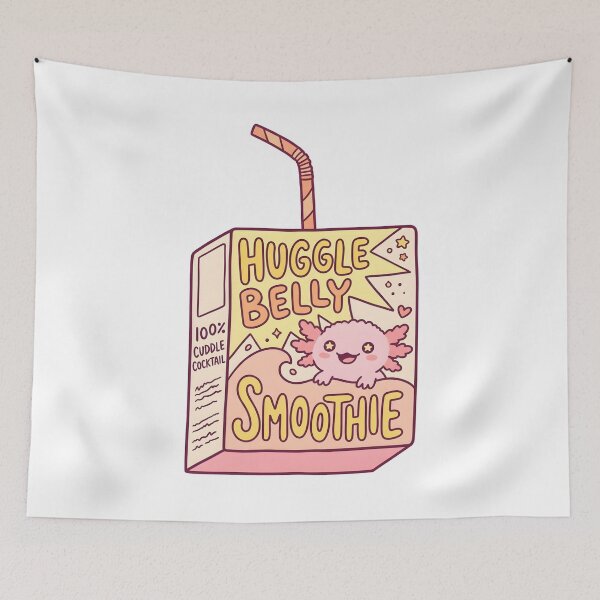 Item preview, Cute Huggle Belly Juice Box – Kawaii Cartoon Drink Illustration designed and sold by DIRTYSKETCHH.