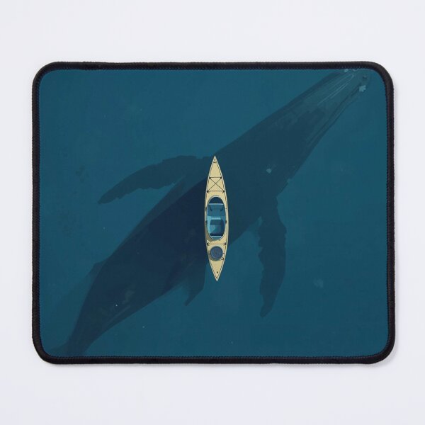 Item preview, Kayak Above Giant Whale in Ocean designed and sold by TinyWarmThing.
