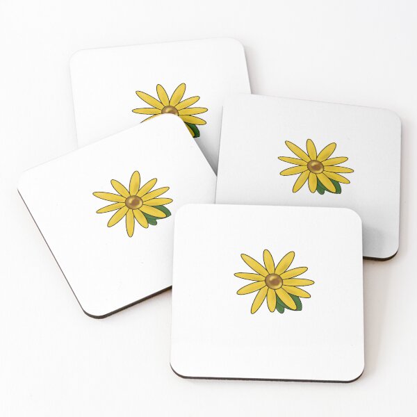 Item preview, Yellow Daisy with Leaves designed and sold by depressedmedstu.