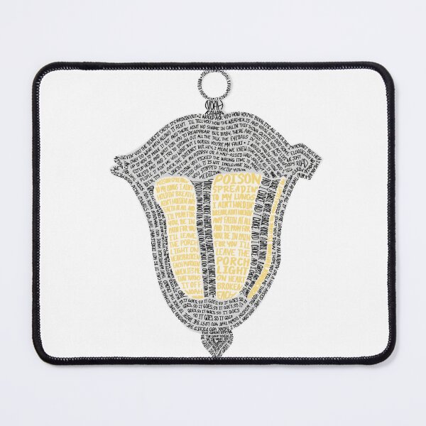 Item preview, Porch Light Lyrics designed and sold by folkystickerz.