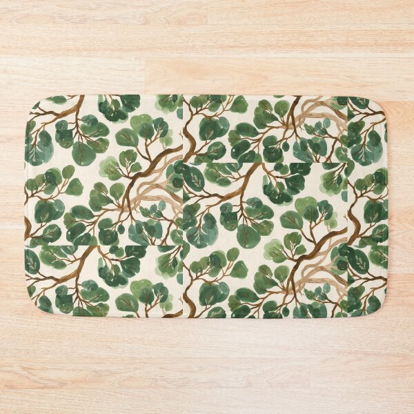 Item preview, Green Leaf Branch Pattern designed and sold by TinyWarmThing.