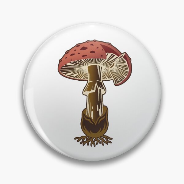 Item preview, Antique Amanita Muscaria Vintage Mycology Print designed and sold by Bio Tech Art.