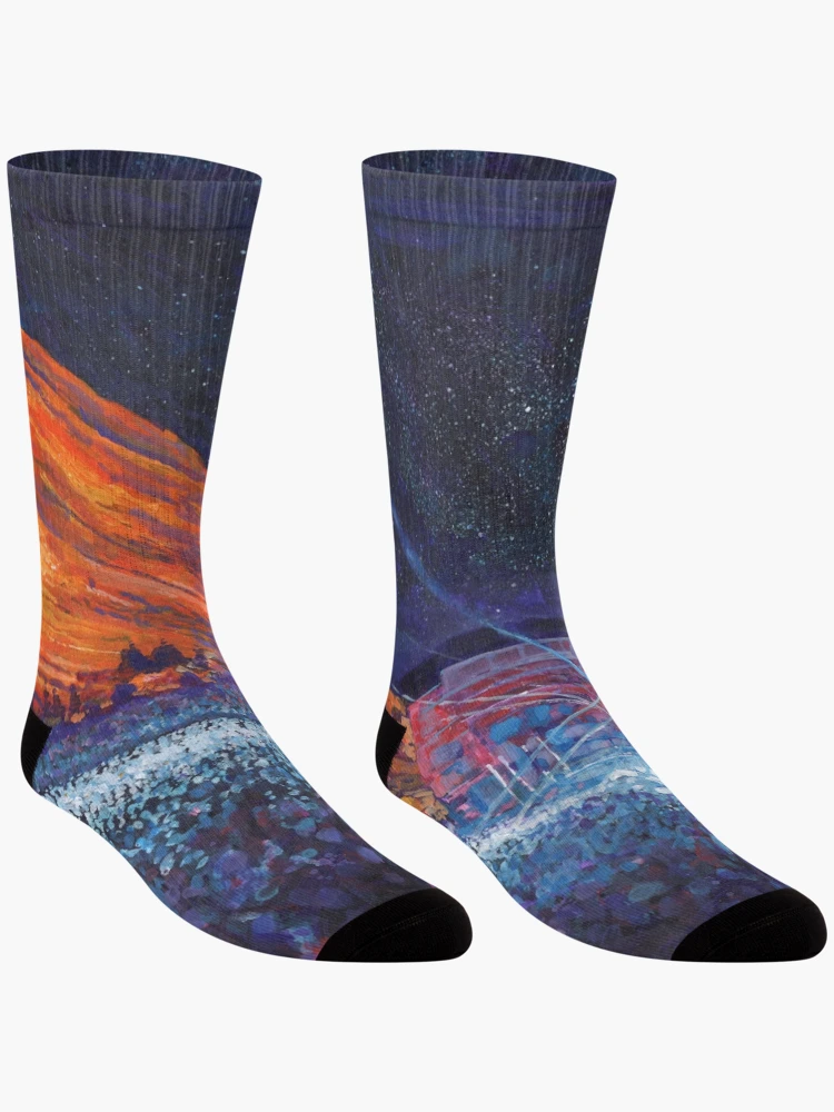 Thumbnail 3 of 5, Socks, Red Rocks Sky designed and sold by Protoguy.