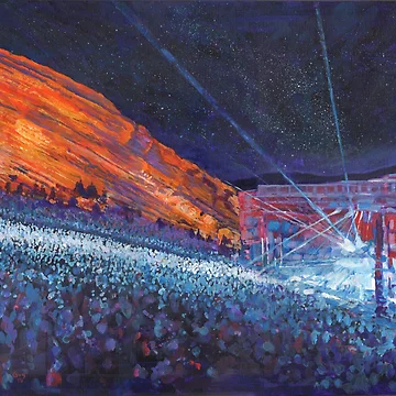 Artwork thumbnail, Red Rocks Sky by Protoguy
