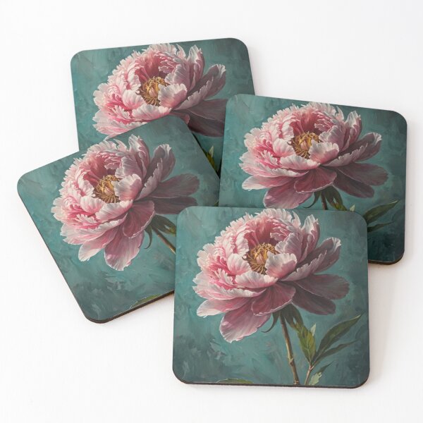 Aperçu de l'œuvre Peinture d'art Pivoine Rose créée et vendue par KarlsenBirtheMA.