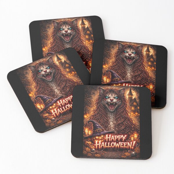 Item preview, Scary Weasel Halloween Night (Halloween) designed and sold by NubesDesignCH.