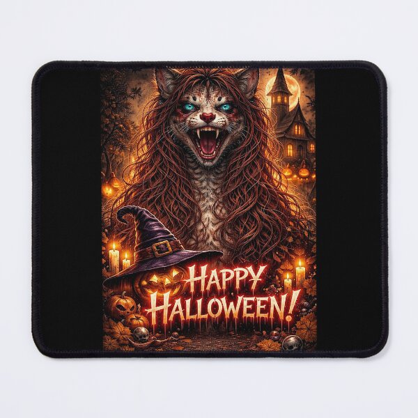 Item preview, Scary Weasel Halloween Night (Halloween) designed and sold by NubesDesignCH.
