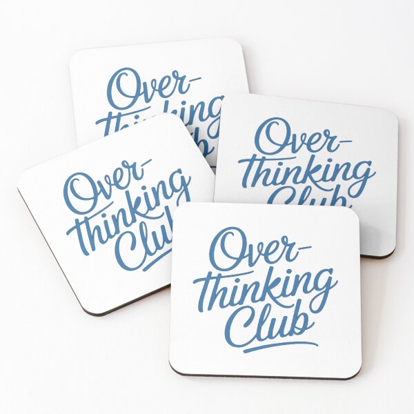 Item preview, Overthinking Club Shirt, Introvert Humor Tee, Mental Health Aesthetic brafdesign designed and sold by Brafdesign.