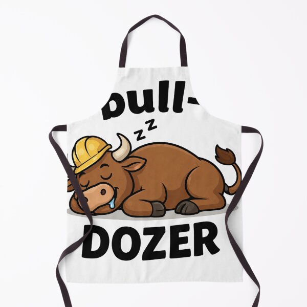Item preview, Bull-Dozer (Sleeping Construction Bull) designed and sold by CrazyGirlllc.