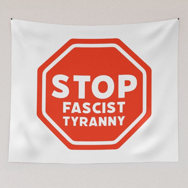 Item preview, Stop fascist tyranny  designed and sold by Rachel the Artist .