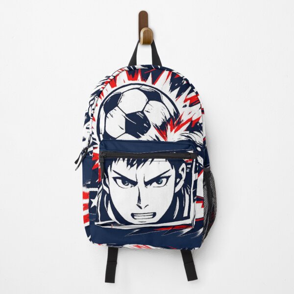 Item preview, USA Manga Soccer T-Shirt – Street Football Anime Style Graphic, Red White Blue Sports Design designed and sold by JonelCrafts.