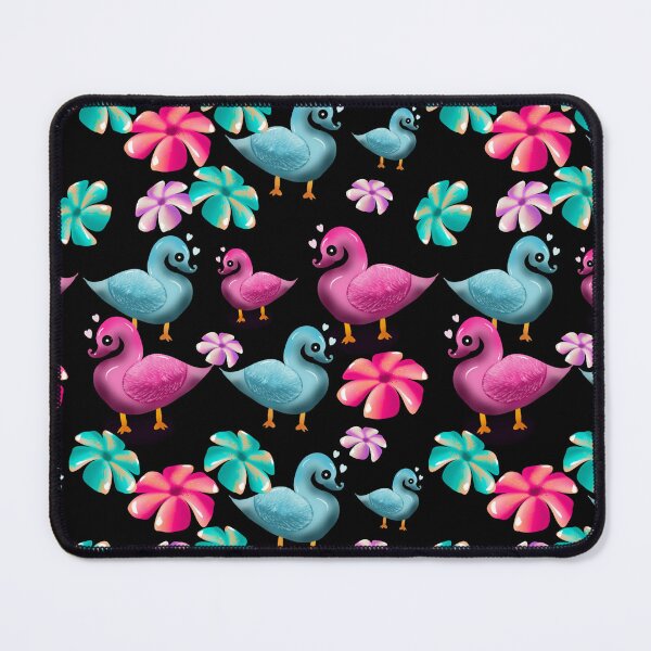 Item preview, Cute Duck Floral Pattern Aesthetic Kawaii Birds Seamless Cottagecore Design designed and sold by HopeAndHustle.