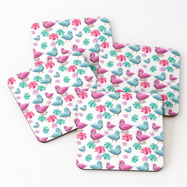 Item preview,  Cute Duck Floral Pattern Aesthetic  Kawaii Birds Seamless Cottagecore Design designed and sold by HopeAndHustle.