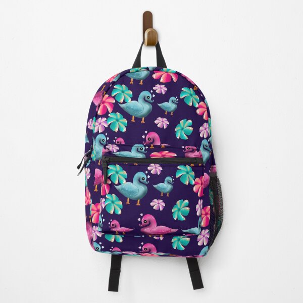 Item preview, Cute Duck Floral Pattern Aesthetic Kawaii Birds Seamless Cottagecore Design designed and sold by HopeAndHustle.