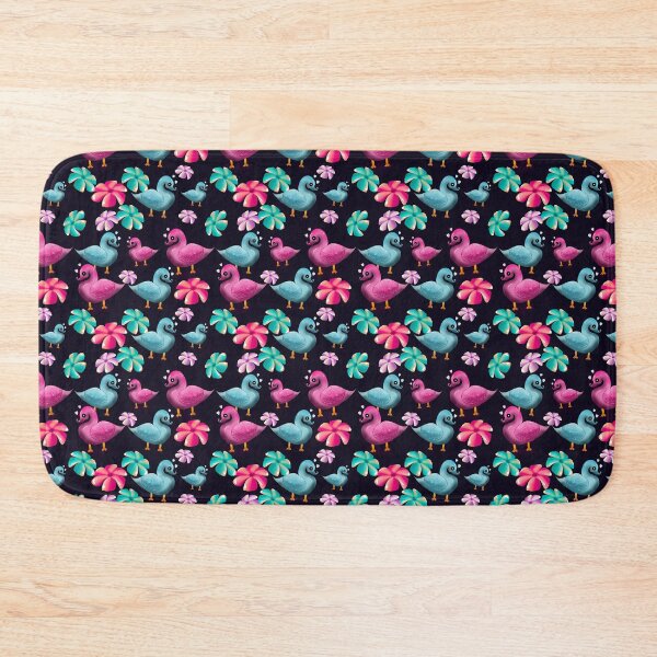 Item preview,  Cute Duck Floral Pattern Aesthetic  Kawaii Birds Seamless Cottagecore Design designed and sold by HopeAndHustle.