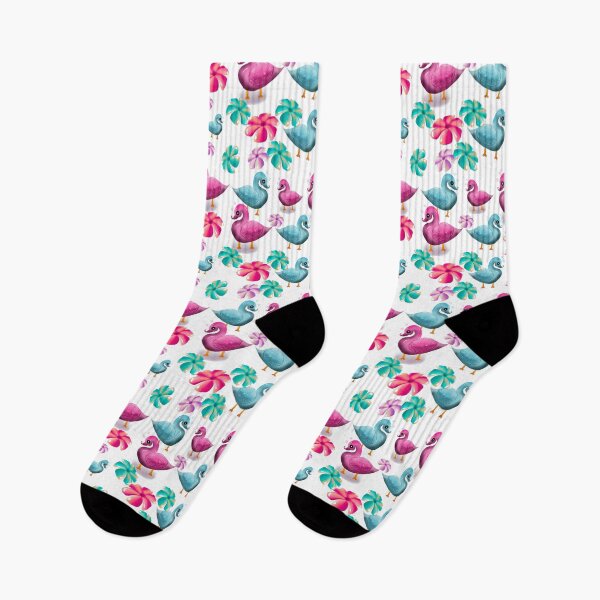 Item preview,  Cute Duck Floral Pattern Aesthetic  Kawaii Birds Seamless Cottagecore Design designed and sold by HopeAndHustle.