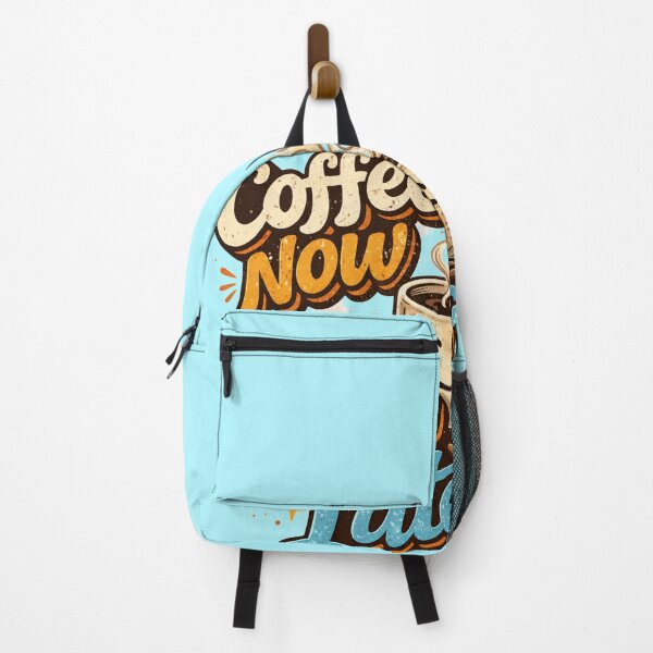 Item preview, Coffee Now Sleep Later – Cute Retro Coffee Lover Design with Smiling Mug for T-Shirt, Sticker, iPhone case, cup, bag, hoodie designed and sold by ArtByTripti.