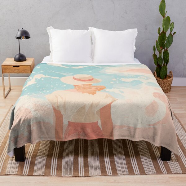 Item preview, Beach Illustration – Ocean Summer Coastal Design designed and sold by BobaBunny76.