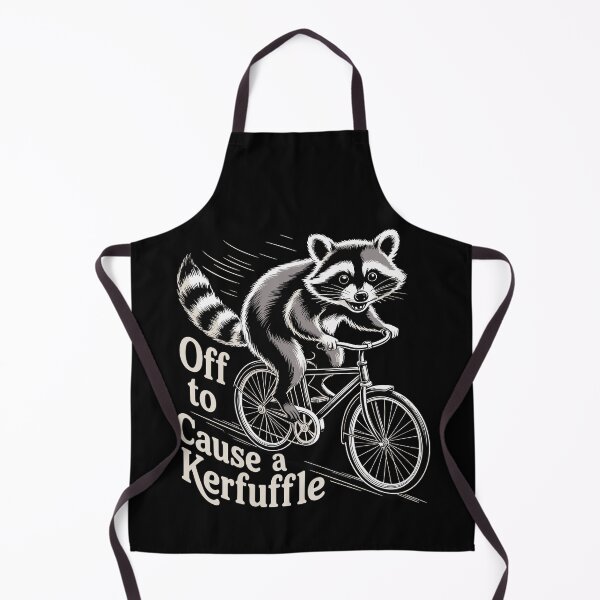 Item preview, Off to Cause a Kerfuffle Funny Raccoon Meme designed and sold by Dressed For  Duty.