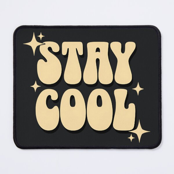 Item preview, Stay Cool Quote – Minimal Retro Chill Aesthetic Typography Design designed and sold by Taans-Creation.