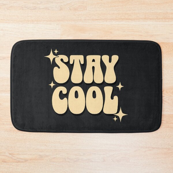 Item preview, Stay Cool Quote – Minimal Retro Chill Aesthetic Typography Design designed and sold by Taans-Creation.