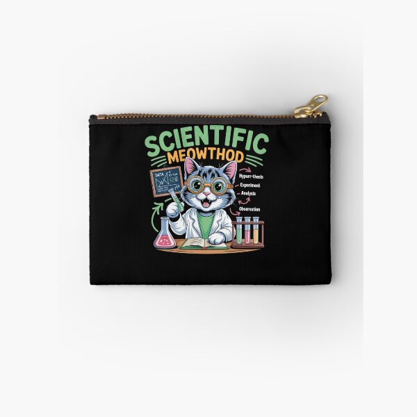 Item preview, Scientific Meowthod Funny Cat Science Pun designed and sold by Dressed For  Duty.