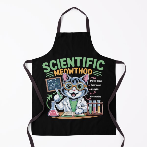 Item preview, Scientific Meowthod Funny Cat Science Pun designed and sold by Dressed For  Duty.