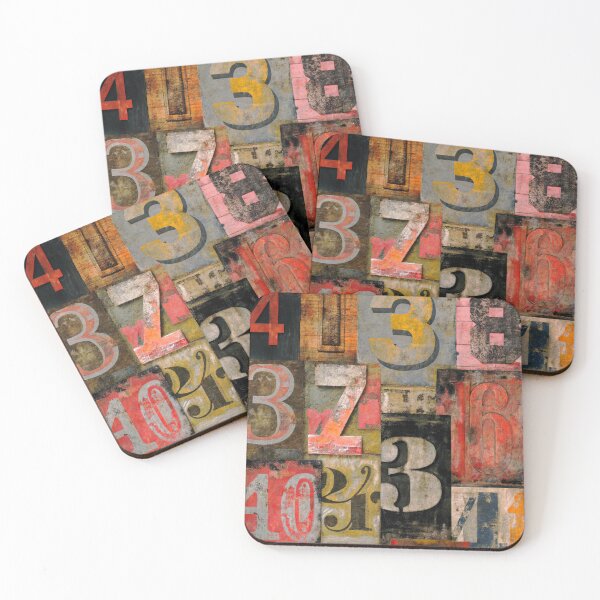 Item preview, Urban-Style Grunge Numbers Junk Journal Design Art designed and sold by DEC02.
