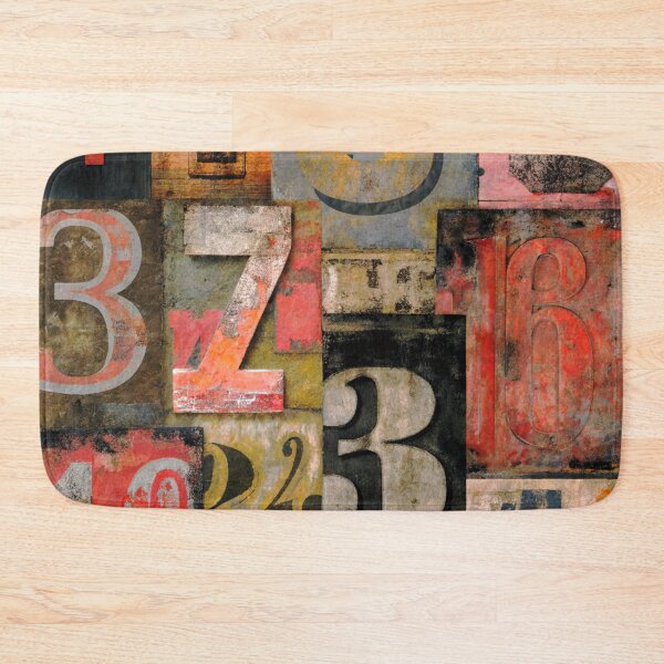 Item preview, Urban-Style Grunge Numbers Junk Journal Design Art designed and sold by DEC02.