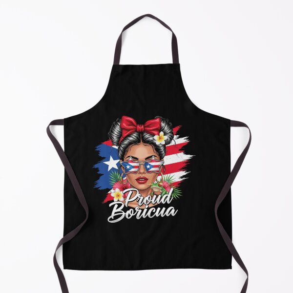 Item preview, Puerto Rican Girls Boricua Puerto Rico Heritage Messy Bun designed and sold by Dressed For Duty.