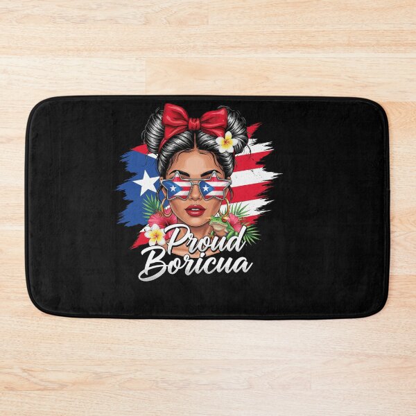 Item preview, Puerto Rican Girls Boricua Puerto Rico Heritage Messy Bun designed and sold by Dressed For  Duty.
