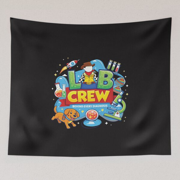 Item preview, Lab Crew Science Team Medical Tech Lab Week Appreciation Cute Scientist Design designed and sold by kiralynstration.