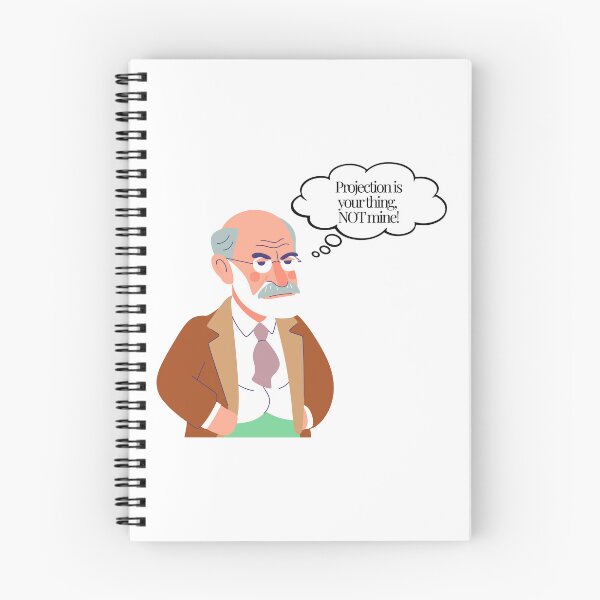 Item preview, Freud "Projection, Your Thing NOT Mine!" – Funny Psychology Design designed and sold by MellowSphere.
