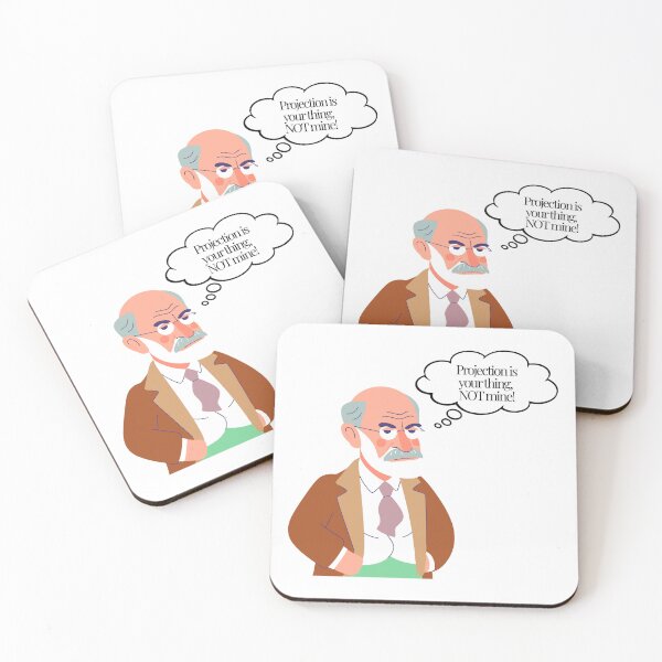 Item preview, Freud "Projection, Your Thing NOT Mine!" – Funny Psychology Design designed and sold by MellowSphere.