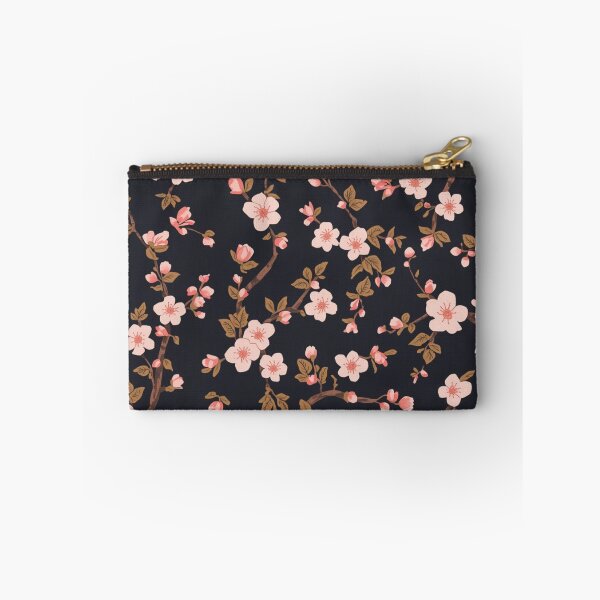 Item preview, Cherry Blossom Pattern Dark Color Background designed and sold by burbankdesigns.