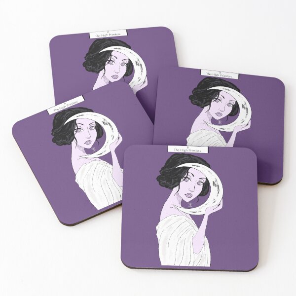 Item preview, The High Priestess Tarot designed and sold by JuniperPineArts.