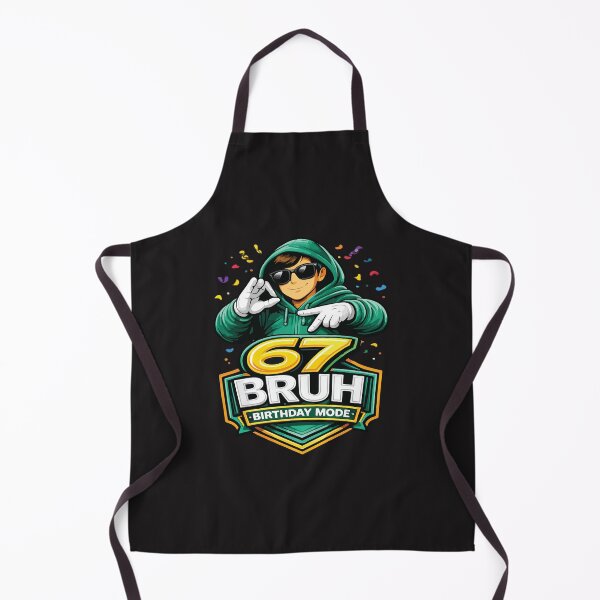 Item preview, 67 Bruh Birthday Mode Funny Meme 67th Birthday Party Gift Design designed and sold by kiralynstration.